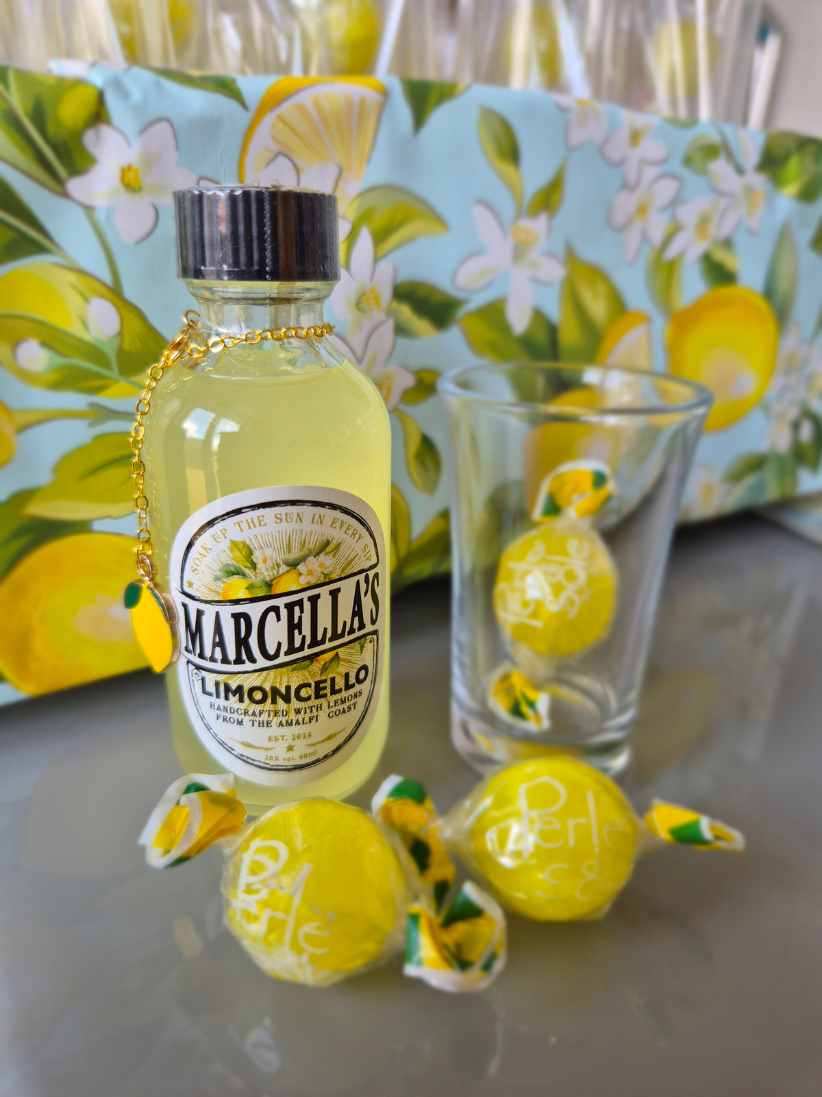 Mini Limoncello Bottle Gift Set – Marcellas