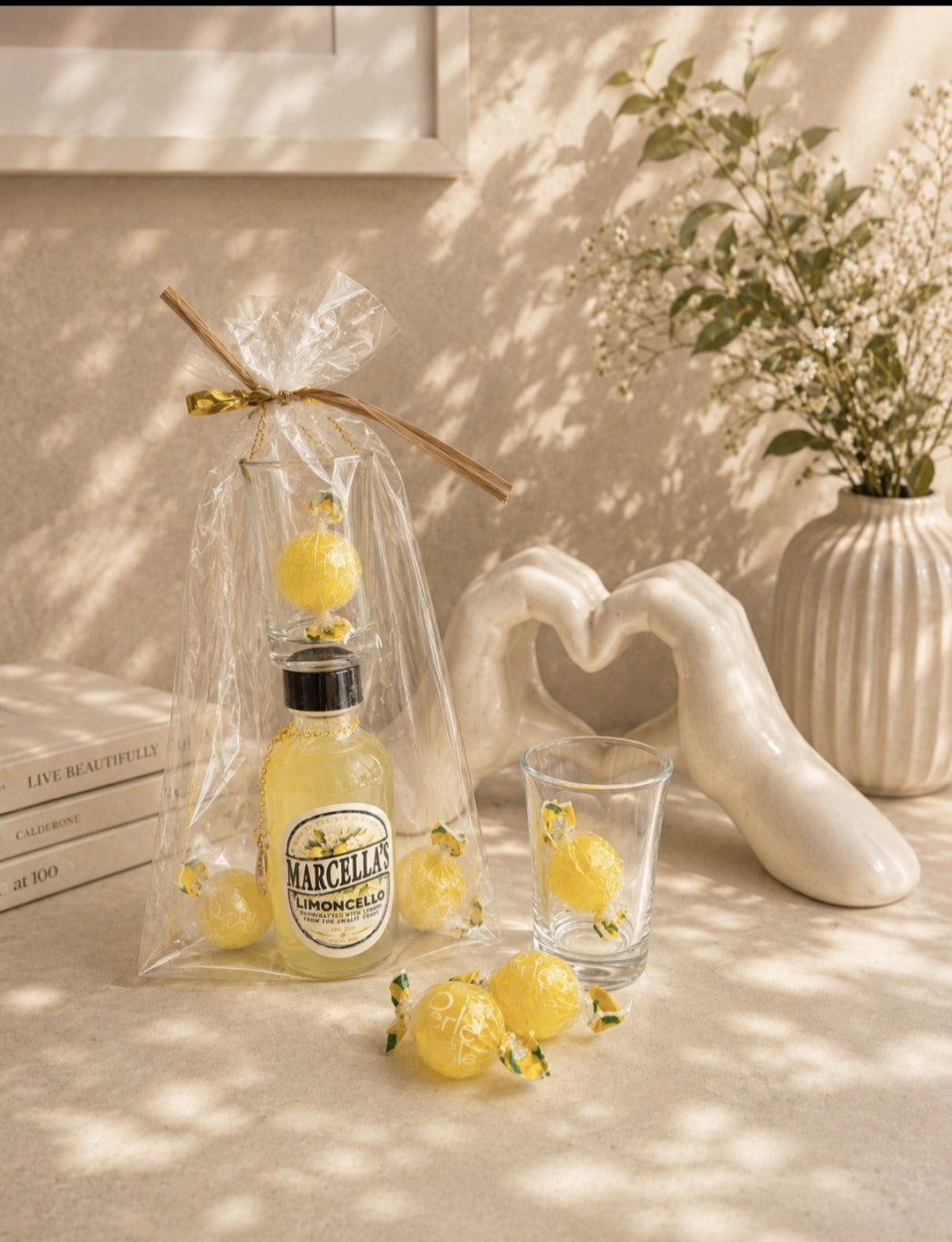 Mini Limoncello Bottle Gift Set