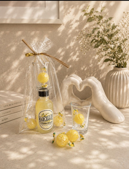 Mini Limoncello Bottle Gift Set